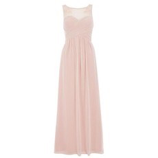 Quiz Ladies Petite Sweetheart Maxi Dress - Blush Pink