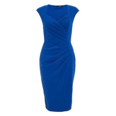 Quiz Ladies Sweetheart Midi Dress - Royal Blue