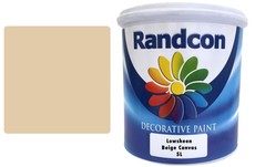 Randcon EveryDay 5L Beige Canvas Luxury Satin Sheen Wall Paint for Interior