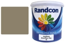 Randcon EveryDay 5L Brazilian Clay Luxury Satin Sheen Wall Paint for Interi