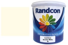 Randcon EveryDay 5L Grecian White Luxury Satin Sheen Wall Paint for Interio