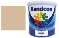 Randcon EveryDay 5L Hazelnut Luxury Satin Sheen Wall Paint for Interior/Ext