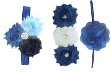 Denim Headband Set