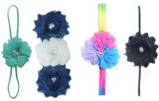 Denim Mix Headband Set