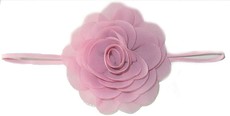 Detailed Rose Headband - Dusty