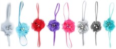 Diamante Headbands (8 Piece)