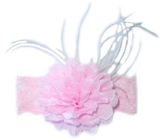 Feather Fantasy Headband Pink