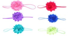 Headbands Shabby - Bright (Set of 6)