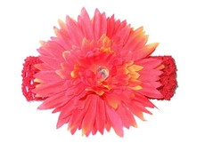 Red Daisy Headband