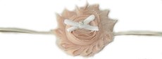 Tiny Bow Headband - Toffee