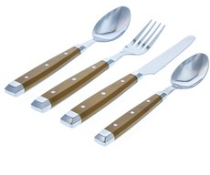 George & Mason Wooden Finish Cutlery Set - 24 Piece