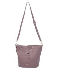 Bossi Ladies Bucket Drawstring Handbag - Purple