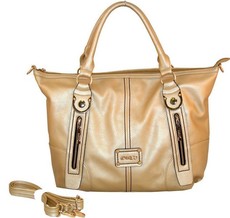 Parco Collection Ladies Handbag - Beige