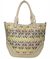 Parco Collection Ladies Handbag - Beige