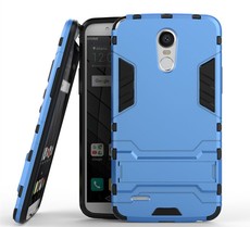 2 in 1 Shockproof Stand Case for LG Stylus 3 Blue