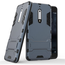 2-in-1 Dual Shockproof Case for NOKIA 5 - Navy