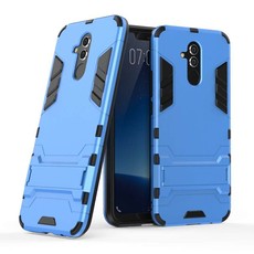 2-in-1 Hybrid Dual Shockproof Stand Case for HUAWEI Mate20 Lite Blue