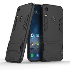 2-in-1 Shockproof Stand Case for Huawei Y6 2019 Black