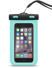 Ökotec Universal Waterproof Case, Cell Phone Dry Bag Pouch - Turquoise