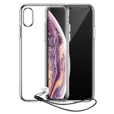 Baseus Transparent Key Lanyard Case for iPhone XS Max - Transparent