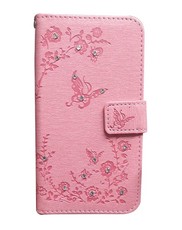 Bling Divine PU Leather Book Flip Cover Samsung Galaxy S8 Plus - Pink