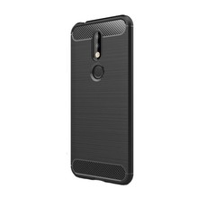 Brushed Carbon Fibre Cover for Nokia 7.1