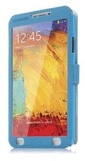 Capdase Folder Case Sider Baco Samsung Galaxy Note 3 - Blue & Blue