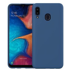 CellTime Galaxy A20 Silicone Shock Resistant Cover - Blue