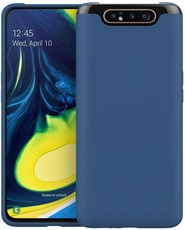 CellTime Galaxy A80 Silicone Shock Resistant Cover - Blue