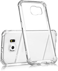 CellTime Galaxy S6 Edge Clear Shock Resistant Armor Cover