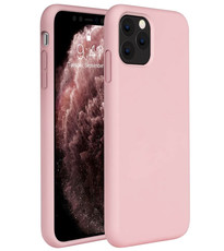 CellTime iPhone 11 Pro Silicone Shock Resistant Cover - Pink - Logo Hole