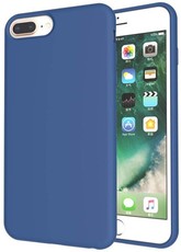 CellTime iPhone 7+/8+ Silicone Shock Resistant Cover-Cobalt Blue-Logo Hole