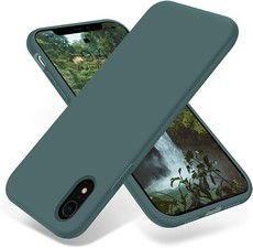 CellTime iPhone XR Silicone Shock Resistant Cover - Green - Logo Hole