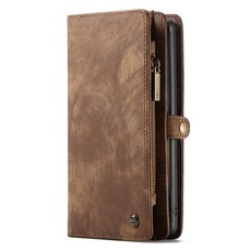 Detachable Magnetic Leather Phone Case & Wallet for Samsung Note 10 - Brown