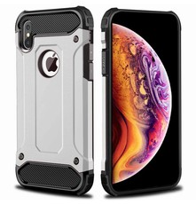 Digitronics Shockproof Protective Case for iPhone XS/X - Silver