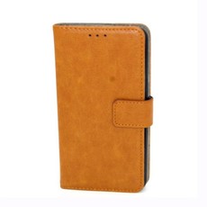 Faux Leather 2 in 1 Cell Phone and Wallet Case for Note 9 - Tan