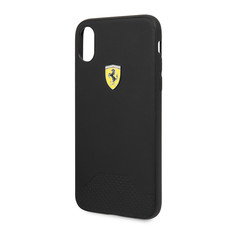 Ferrari - On Track Racing Shield PU Rubber Soft Perforated for iPhone X