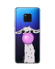 Hey Casey! Protective Case for Huawei Mate 20 Pro - Bubblegum Llama