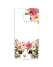 Hey Casey! Protective Case for Huawei Mate 20 Pro - Floral Kitty