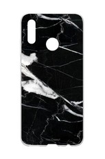 Hey Casey! Protective Case for Huawei P SMART 2019 - Black Ice Marble