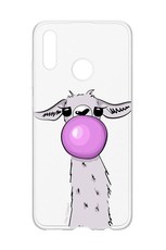 Hey Casey! Protective Case for Huawei P SMART 2019 - Bubblegum Llama