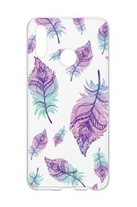 Hey Casey! Protective Case for Huawei P Smart 2019 - Rainbow Feathers