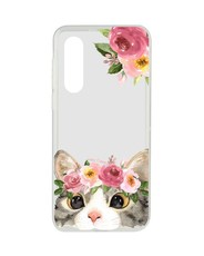 Hey Casey! Protective Case for Huawei P30 - Floral Kitty