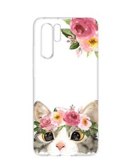 Hey Casey! Protective Case for Huawei P30 Pro - Floral Kitty