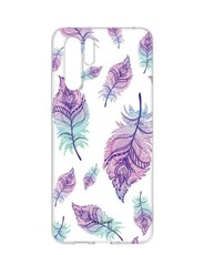 Hey Casey! Protective Case for Huawei P30 Pro - Rainbow Feathers