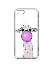 Hey Casey! Protective Case for iPhone 7 or 8 - Bubblegum Llama