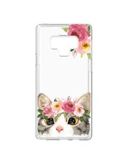 Hey Casey! Protective Case for Samsung Note 9 - Floral Kitty