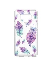 Hey Casey! Protective Case for Samsung Note 9 - Rainbow Feathers