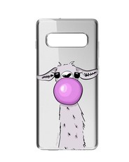 Hey Casey! Protective Case for Samsung S10 - Bubblegum Llama