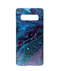 Hey Casey! Protective Case for Samsung S10 - Cobalt Galaxy Marble